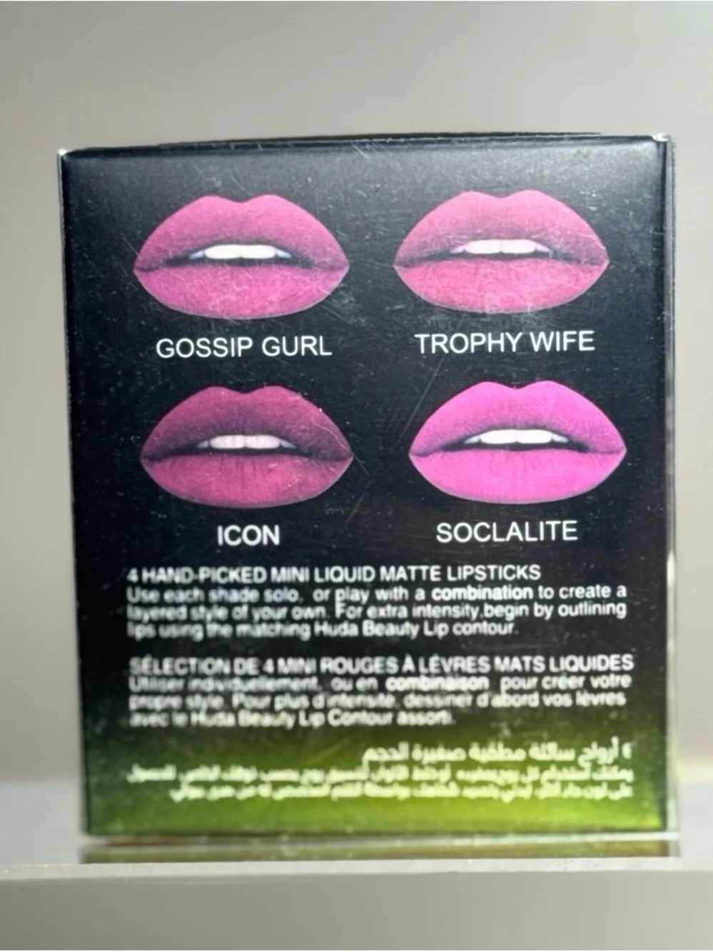 HUDA BEAUTY The Pink Edition Liquid Matte Minis – Rose Pink Quartet